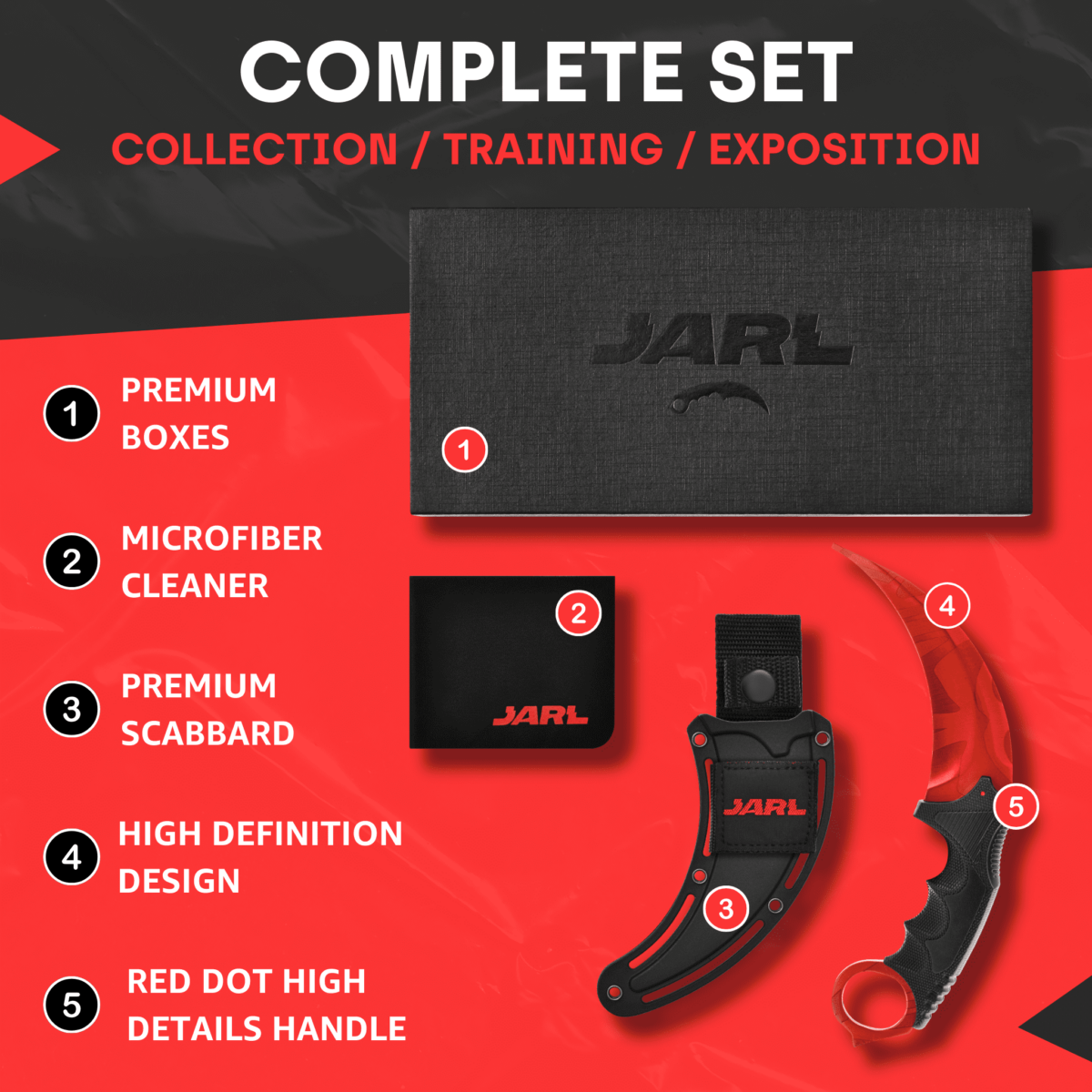 karambit-slaughter-elite-pack-EN Karambit Elite - Slaughter - Field Tested – Image 2